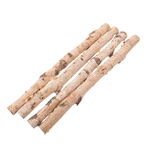 4pcs birch logs - birch, fireplace