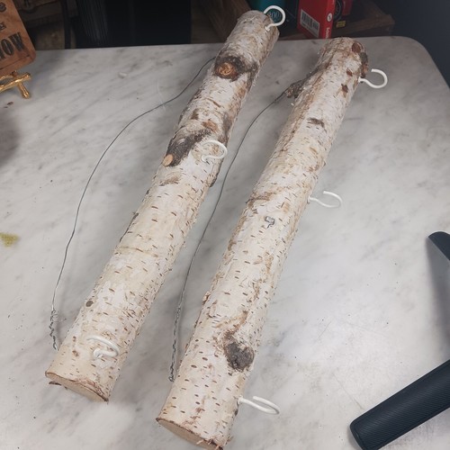 White birch logs - logs,, count